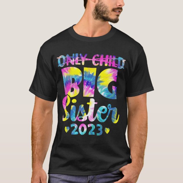 Only Child Expires 2023 Promoted to Big Sister Ann T-Shirt (Front)
