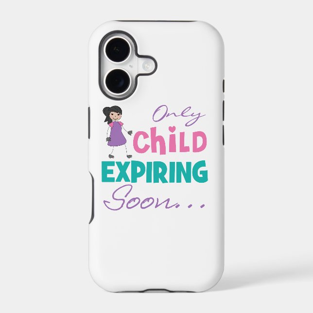 Only Child Expiring Soon Iphone Case (Back)