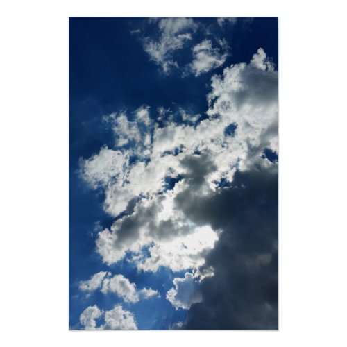Only clouds poster