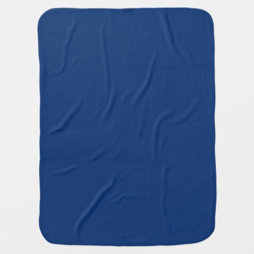 Only cobalt cool blue solid color background receiving blanket