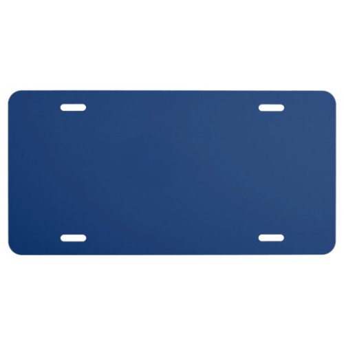Only cobalt cool blue solid color OSCB03 License Plate