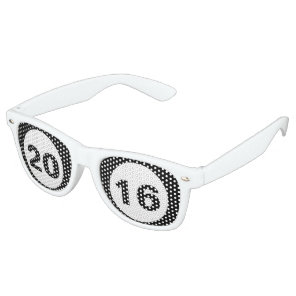 Only Color Background - black + your ideas Retro Sunglasses