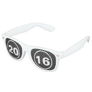 Only Color Background - black + your ideas Retro Sunglasses