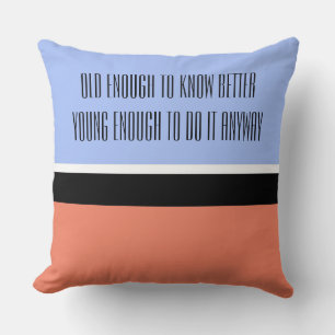Only Color Background - light blue + your ideas Throw Pillow