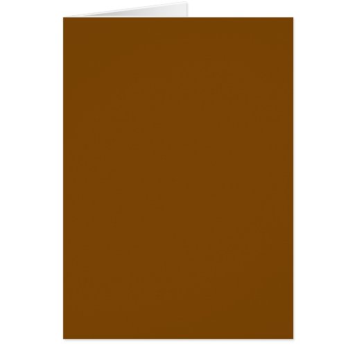 ONLY COLOR - brown Card | Zazzle