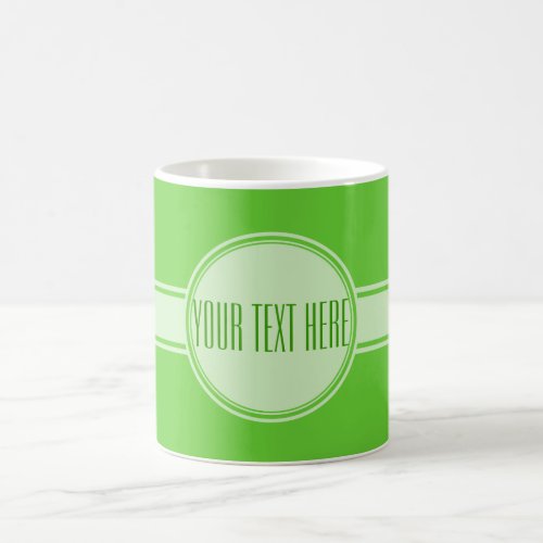 ONLY COLOR  BUTTON BANNER  your color  text Coffee Mug