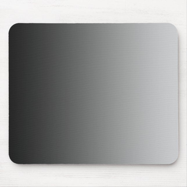 ONLY COLOR gradients - black grey Mouse Pad (Front)