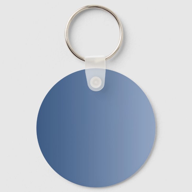 ONLY COLOR gradients - blue Keychain (Front)