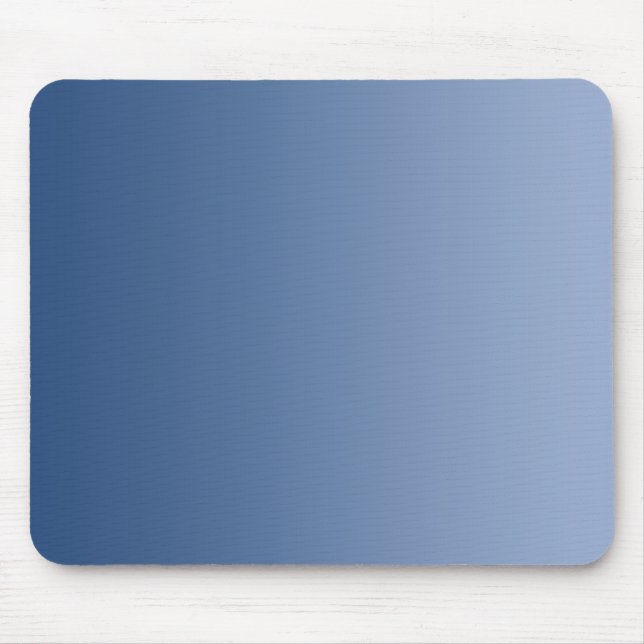 ONLY COLOR gradients - blue Mouse Pad (Front)