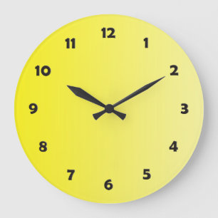 ONLY COLOR gradients - lemon + clock face