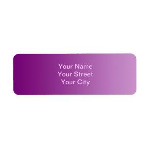 ONLY COLOR gradients - magenta Label