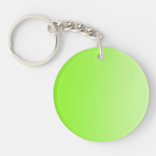 ONLY COLOR gradients - neon green Keychain