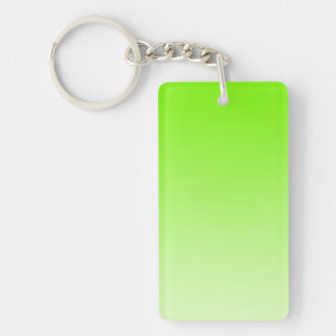 ONLY COLOR gradients - neon green Keychain