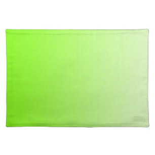 ONLY COLOR gradients - neon green Placemat