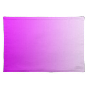ONLY COLOR gradients - neon pink Cloth Placemat