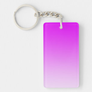 ONLY COLOR gradients - neon pink Keychain