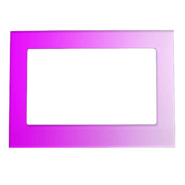 ONLY COLOR gradients - neon pink Magnetic Frame (Front)