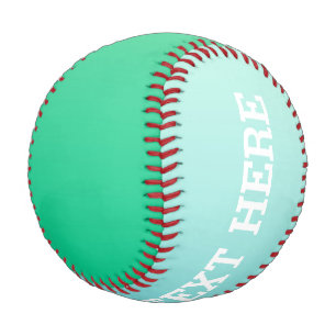 Only Color gradients - Ocean blue & ocean green Baseball