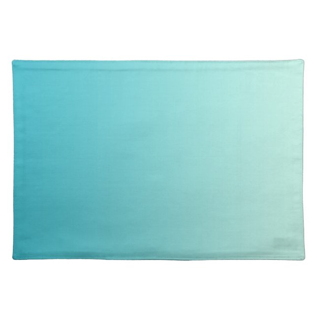 ONLY COLOR gradients - ocean blue Placemat (Front)