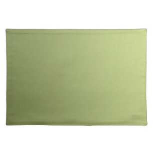 ONLY COLOR gradients - olive green Cloth Placemat