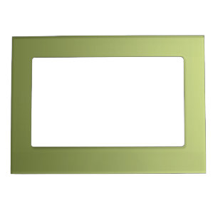 ONLY COLOR gradients - olive green Magnetic Frame