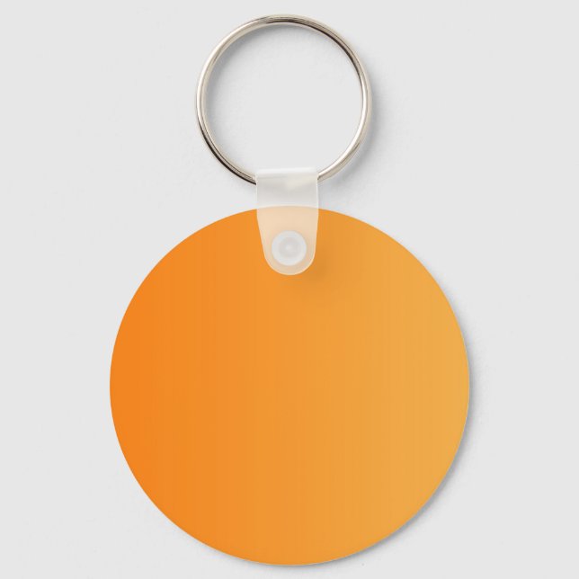 ONLY COLOR gradients - orange Keychain (Front)