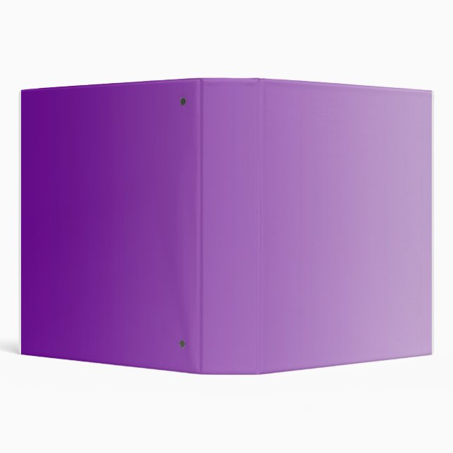 ONLY COLOR gradients - purple 3 Ring Binder (Background)