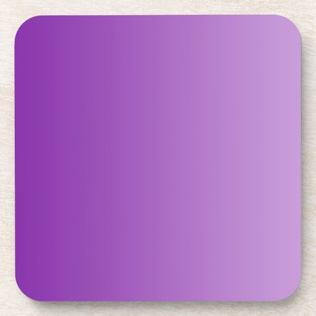 ONLY COLOR gradients - purple Beverage Coaster (Front)
