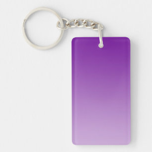 ONLY COLOR gradients - purple Keychain