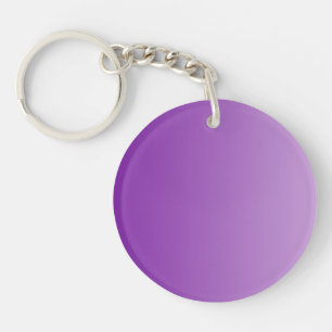 ONLY COLOR gradients - purple Keychain