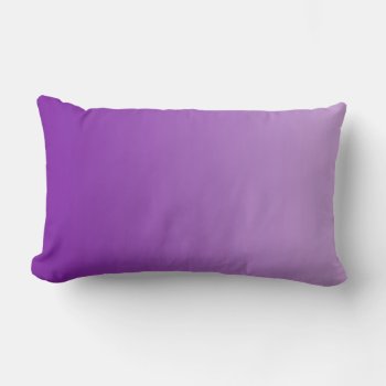 Only Color Gradients - Purple Lumbar Pillow by EDDArtSHOP at Zazzle