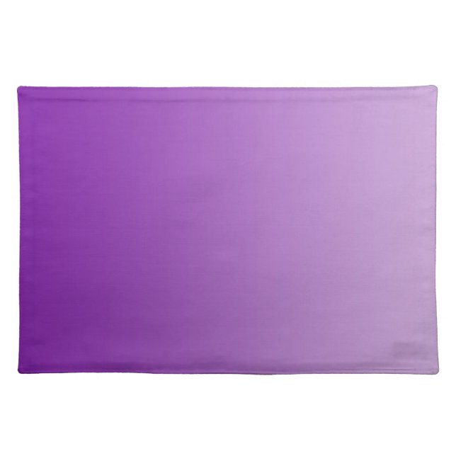 ONLY COLOR gradients - purple Placemat (Front)