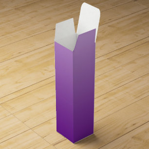 ONLY COLOR gradients - purple Wine Box