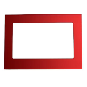 ONLY COLOR gradients - red love Magnetic Photo Frame