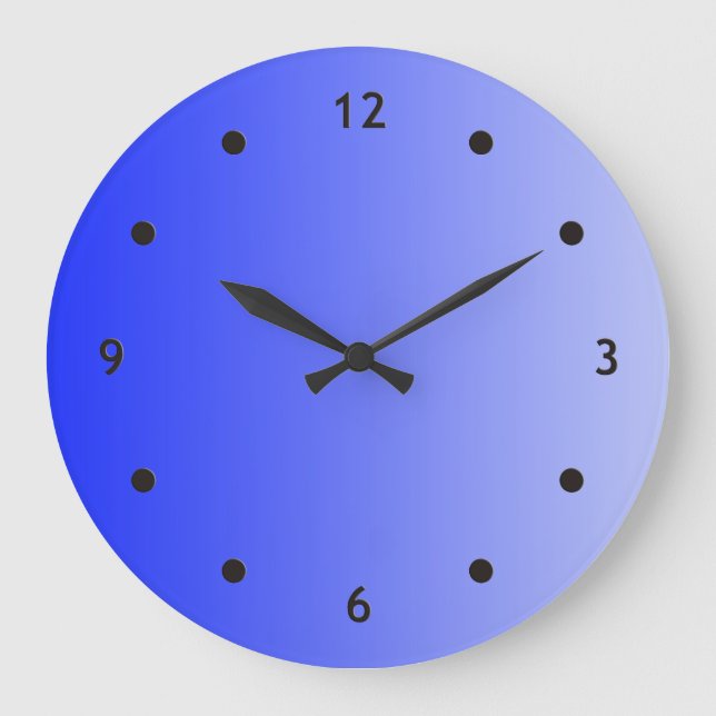 ONLY COLOR gradients - royal blue + clock face dot (Front)