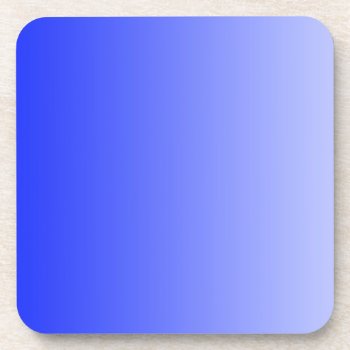 Only Color Gradients - Royal Blue Coaster by EDDArtSHOP at Zazzle