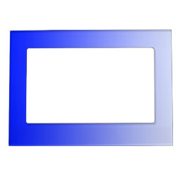 ONLY COLOR gradients - royal blue Magnetic Photo Frame