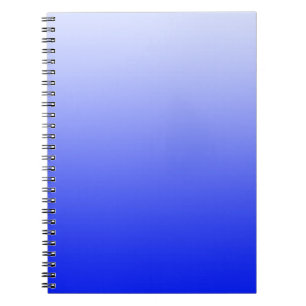 ONLY COLOR gradients - royal blue Notebook