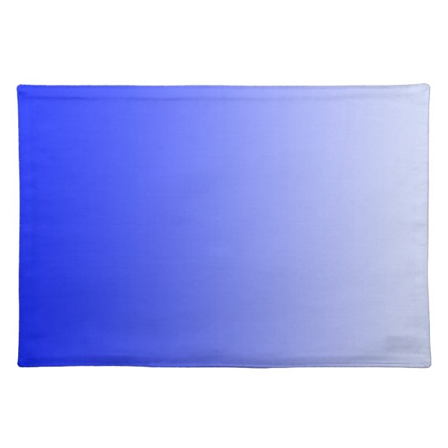 ONLY COLOR gradients - royal blue Placemat (Front)