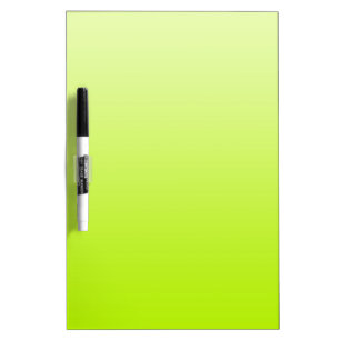 ONLY COLOR gradients - spring green Dry-Erase Board