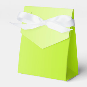 ONLY COLOR gradients - spring green Favor Boxes