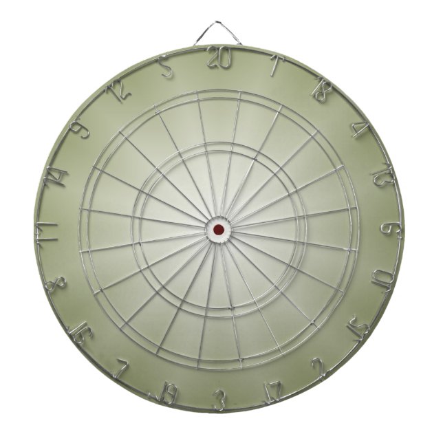 ONLY COLOR gradients Star - olive green Dart Board (Front)