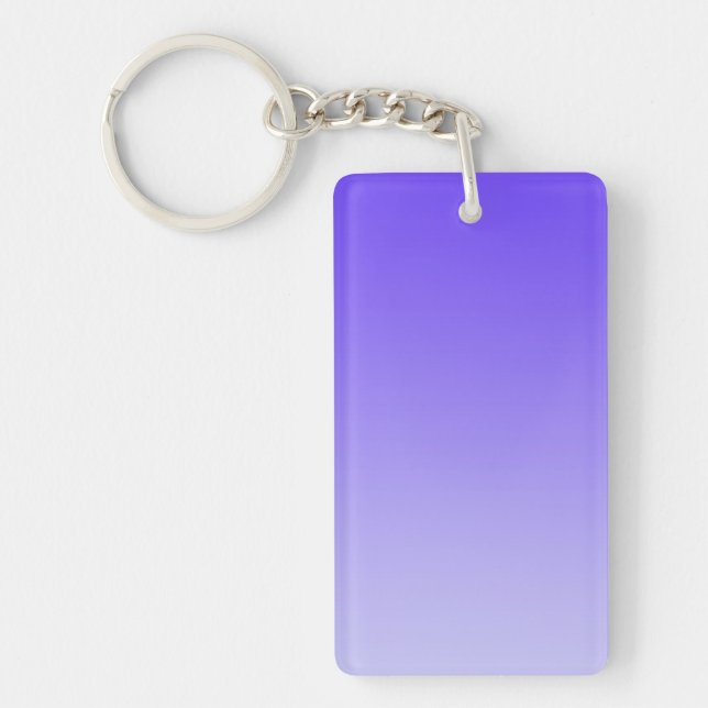 ONLY COLOR gradients - violet Keychain (Front)