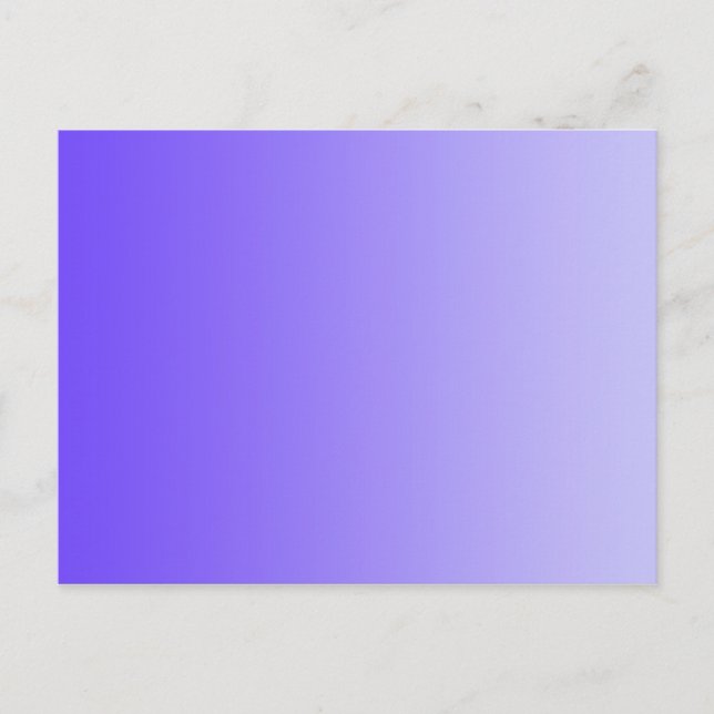 ONLY COLOR gradients - violet Postcard (Front)