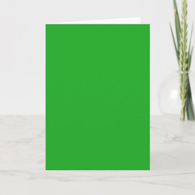 ONLY COLOR - grass green Card (Front)