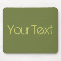 ONLY COLOR / olive green + your text