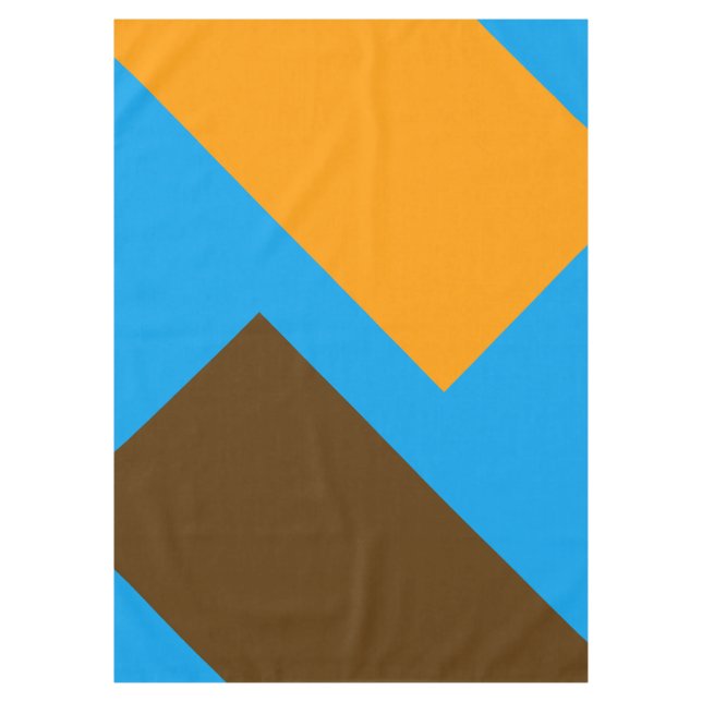 ONLY COLOR pattern orange brown + your backgr. Tablecloth (Front)
