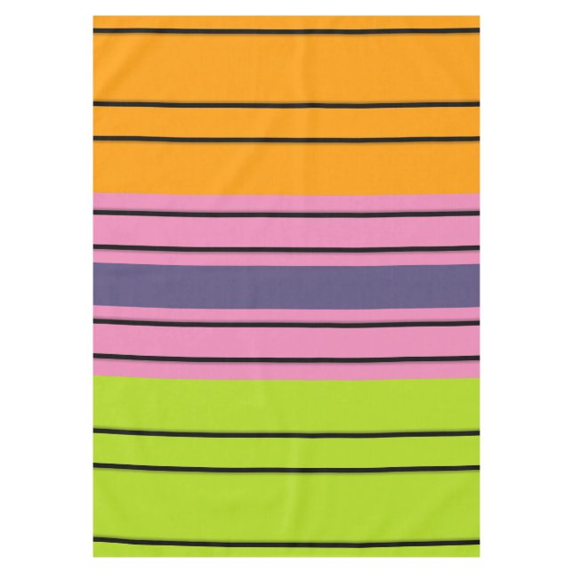 ONLY COLOR pattern orange green + your backgr. Tablecloth (Front)