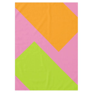 ONLY COLOR pattern orange green + your backgr. Tablecloth