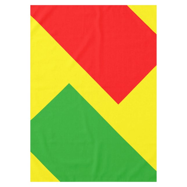 ONLY COLOR pattern red green + your backgr. Tablecloth (Front)
